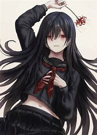 Image result for Anime Ninja Girl with Long Black Hair