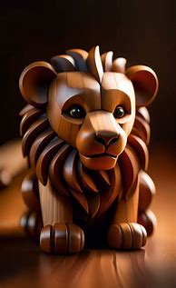 Image result for Lion Wood Art