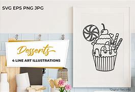 Image result for Desserts SVG