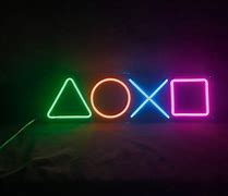 Image result for PlayStation Logo Neon