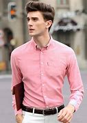 Image result for Pink Shirt Outfit Men