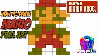 Image result for Super Mario Pixel Art Grid