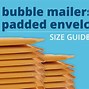 Image result for Padded Mailing Envelopes Sizes