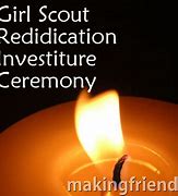 Image result for Girl Scout Investiture Rededication Ceremony