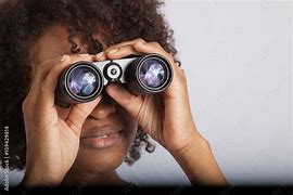 Image result for Looking through Binoculars