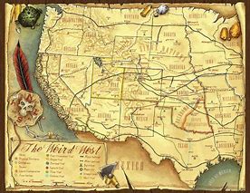 Image result for Old West Map Creative Commons