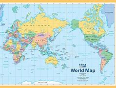 Image result for World Map A4 Printable