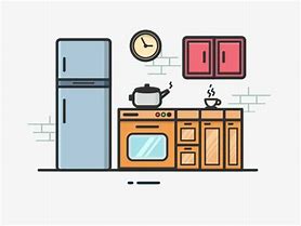 Image result for Large Cartoon Kitchen