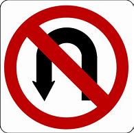 Image result for U-turn Graphic