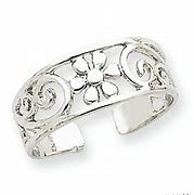 Image result for White Gold Toe Ring