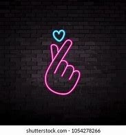 Image result for Neon Finger Heart