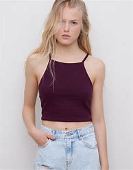 Image result for Burgundy Dress Halter Top