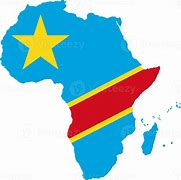 Image result for Congo Flag Map