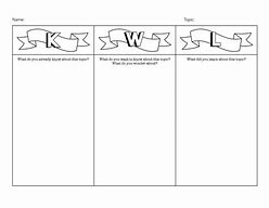 Image result for KWL Chart Printable PDF