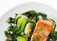 Image result for Miso Salmon with Baby Bok Choy