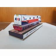 Image result for Papercraft 3D Model Indonesian Train