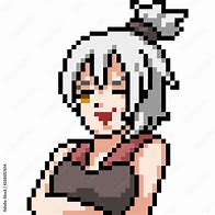 Image result for Anime Girl Pixel Art Templates