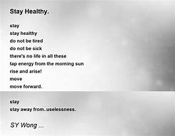 Image result for Poem About Health