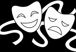 Image result for Drama Masks Drawing