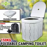 Image result for Short Camping Toilet