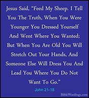 Image result for John 21:18