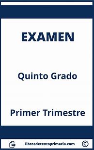 Image result for Examen De 5