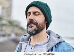 Image result for Bald Man Eyes Closed Looking Up