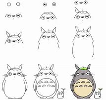 Image result for How to Draw Mei Totoro