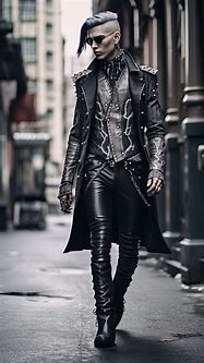 Image result for Goth Boy Style