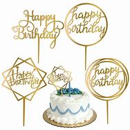 Image result for Happy Birthday Cake Topper Pinterest