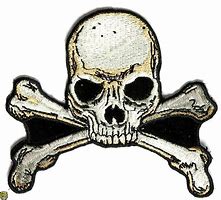 Image result for Embroidered Skull Patches