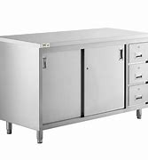 Image result for Stainless Steel Work Tables with Drawers