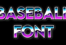 Image result for Baseball Text Font