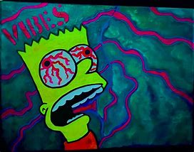 Image result for Bart Simpson Tripping