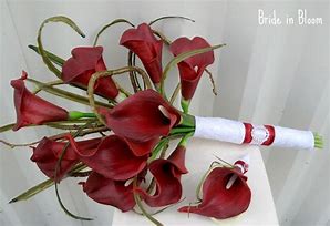 Image result for Red Calla Lily Bouquet