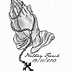 Image result for Praying Hands with Rosary Art