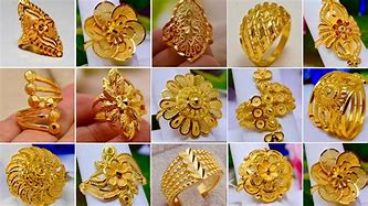 Image result for Gold Ring 2 Circle Design