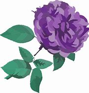 Image result for Purple Flower Clip Art No Background