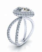 Image result for Handcrafted Pear-Shaped Moissanite Ring