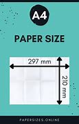 Image result for Paper Size Dimensions