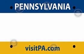 Image result for Pennsylvania License Plate