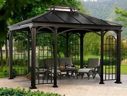 Image result for Metal Gazebo Roof Components