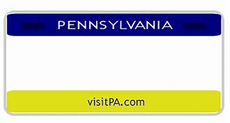 Image result for Pennsylvania License Plate