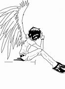 Image result for Gothic Emo Angel Drawing