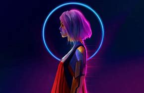 Image result for Neon Girl Wallpaper