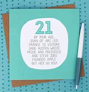 Image result for Funny 21st Messages