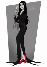 Image result for Morticia Addams PNG