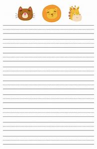 Image result for Kindergarten Handwriting Paper Roll