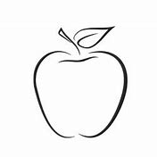 Image result for Apple Outline Clip Art SVG