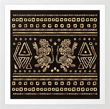 Image result for Aztec Jaguar Motifs